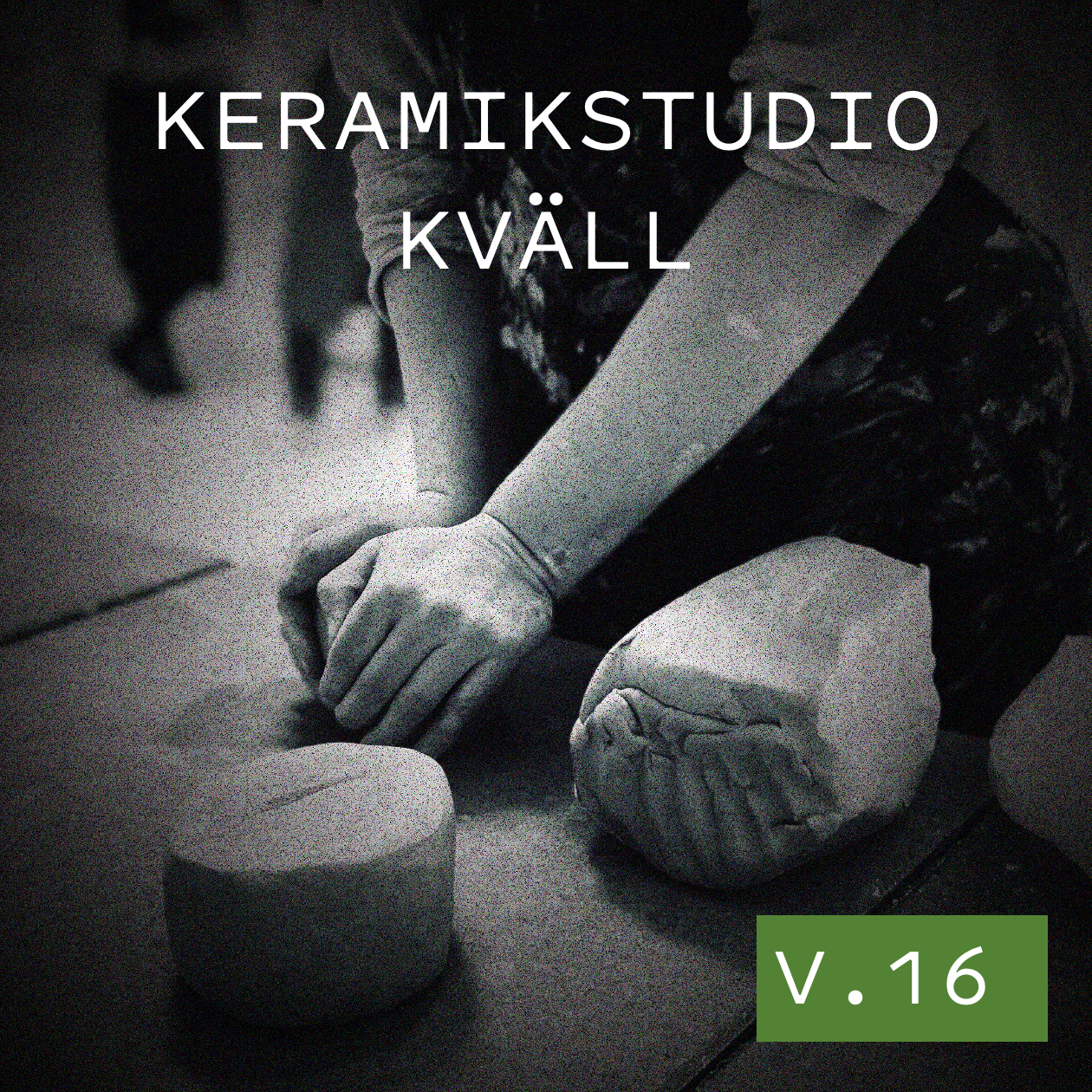 Keramikstudio kväll, alla tekniker, egna projekt, tisdagar